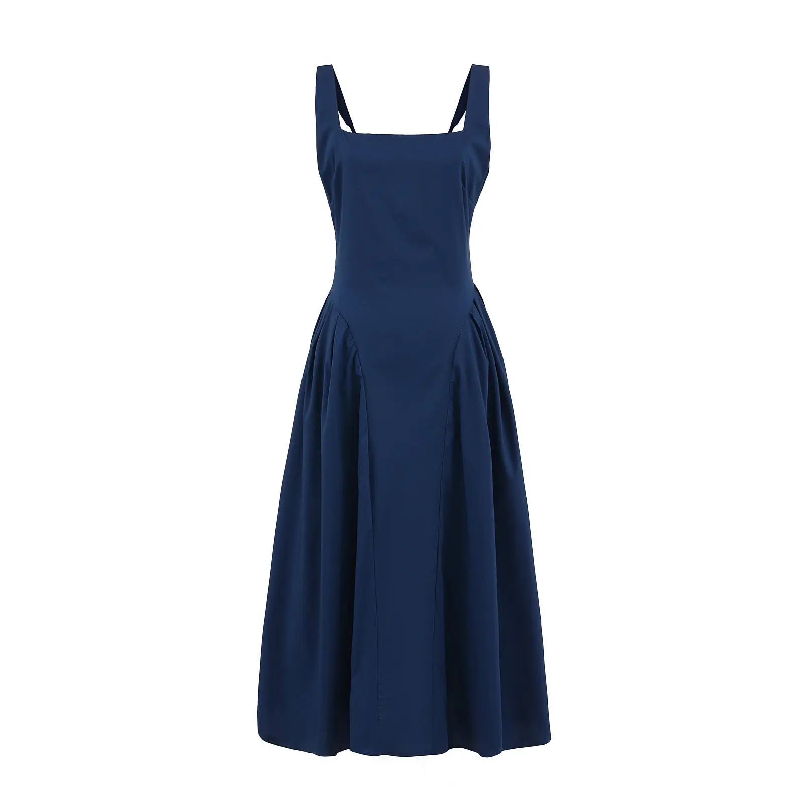 French Summer New Women's Strap Dress High Waist Square Neck Casual A-line Skirt
French Summer New Women's Strap Dress High Waist Square Neck Casual A-line Skirt