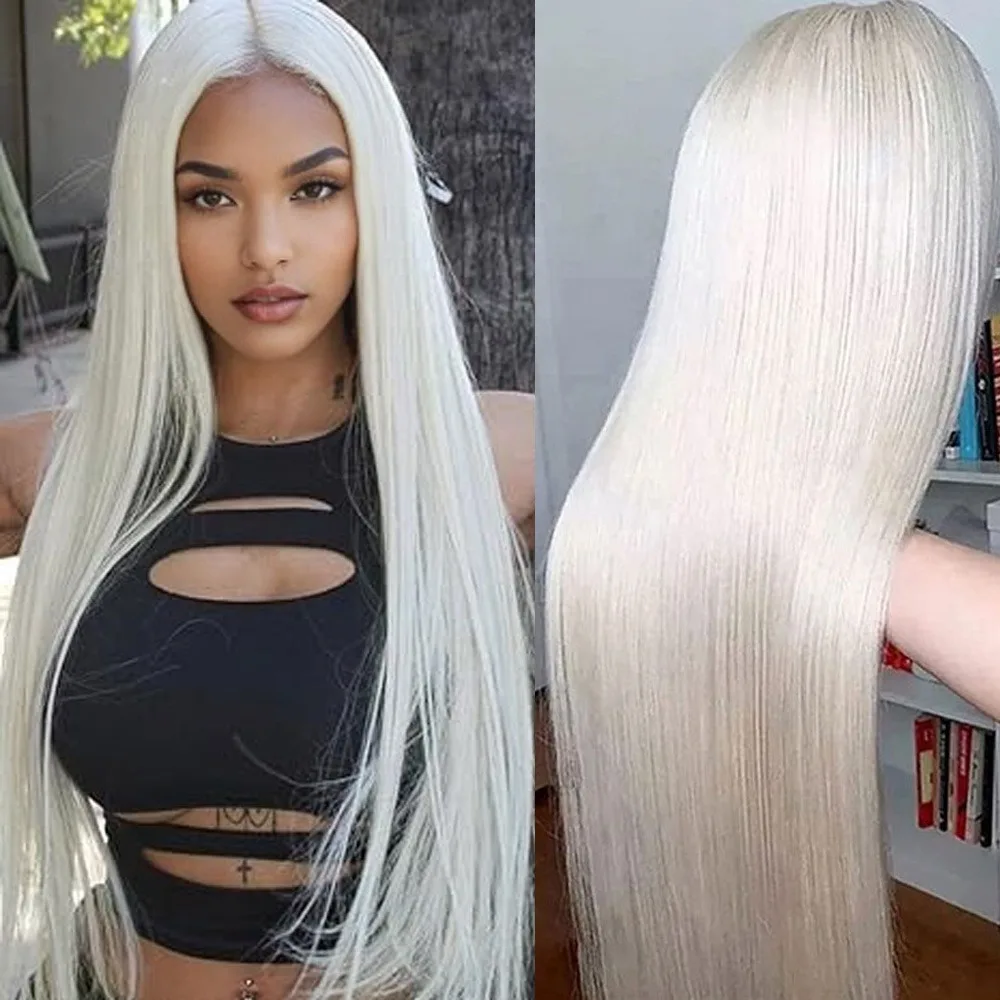 Белый парик Длинный прямой парик фронтальной части шнурка 13x4 HD Парик шнурка Синтетический предварительно выщипанный термостойкий натуральный волос Косплей для женщин
Белый парик Длинный прямой парик фронтальной части шнурка 13x4 HD Парик шнурка Синтетический предварительно выщипанный термостойкий натуральный волос Косплей для женщин