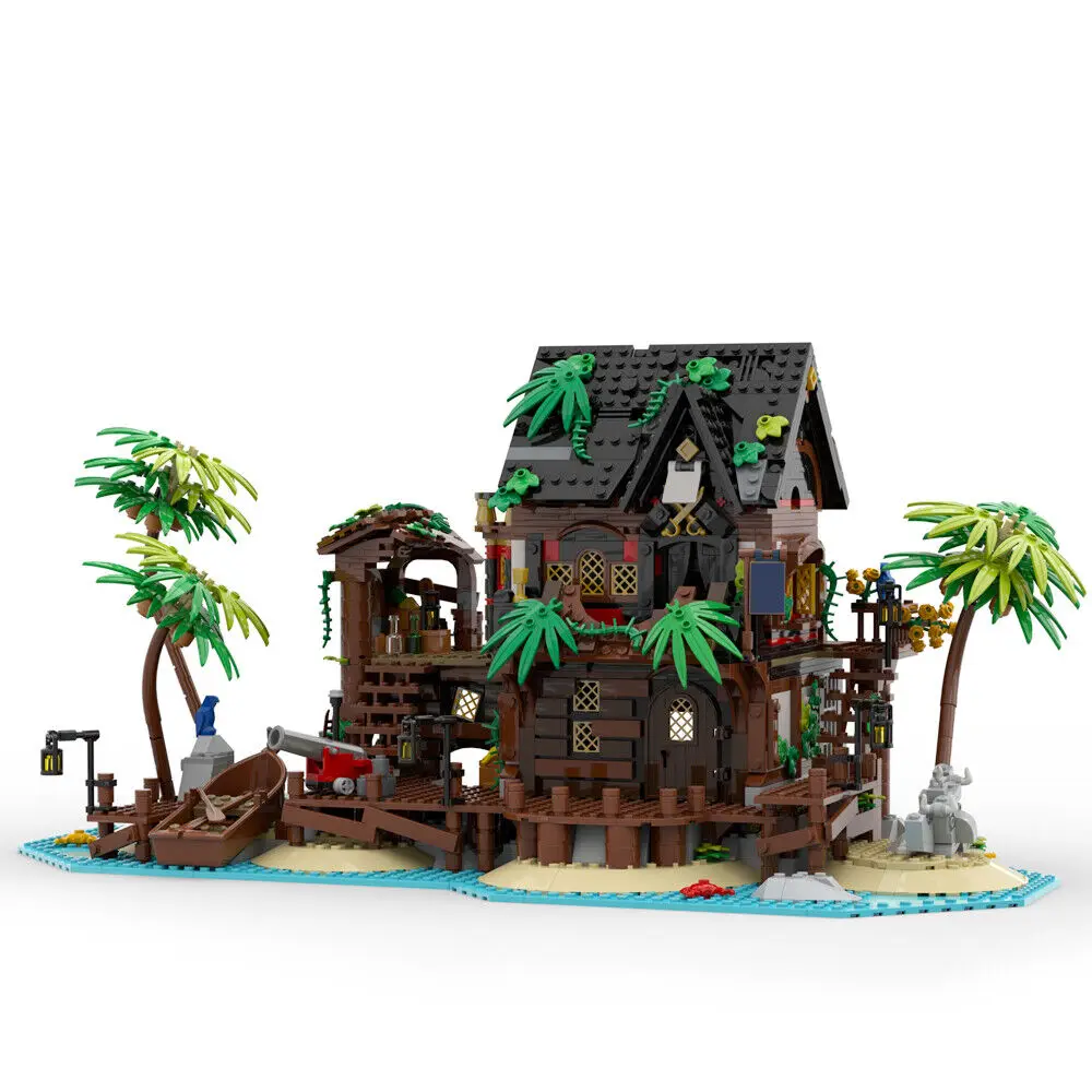 Модификация острова таверны 3519 и 21322, 31109 шт., Строительный набор MOC
Модификация острова таверны 3519 и 21322, 31109 шт., Строительный набор MOC
