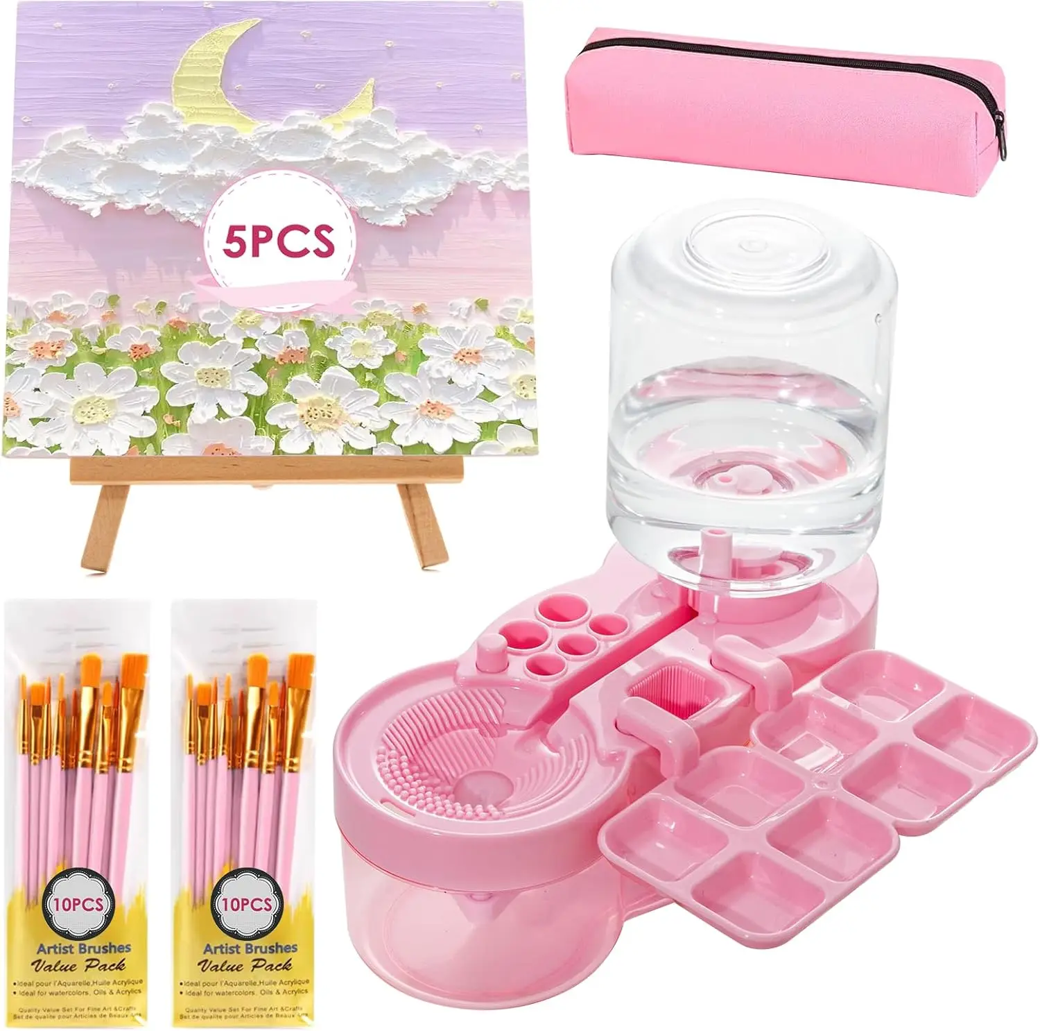 One-Press Paint Brush Cleaner: Leak-Proof, Deep Clean, Complete Art Kit for Artists
One-Press Paint Brush Cleaner: Leak-Proof, Deep Clean, Complete Art Kit for Artists