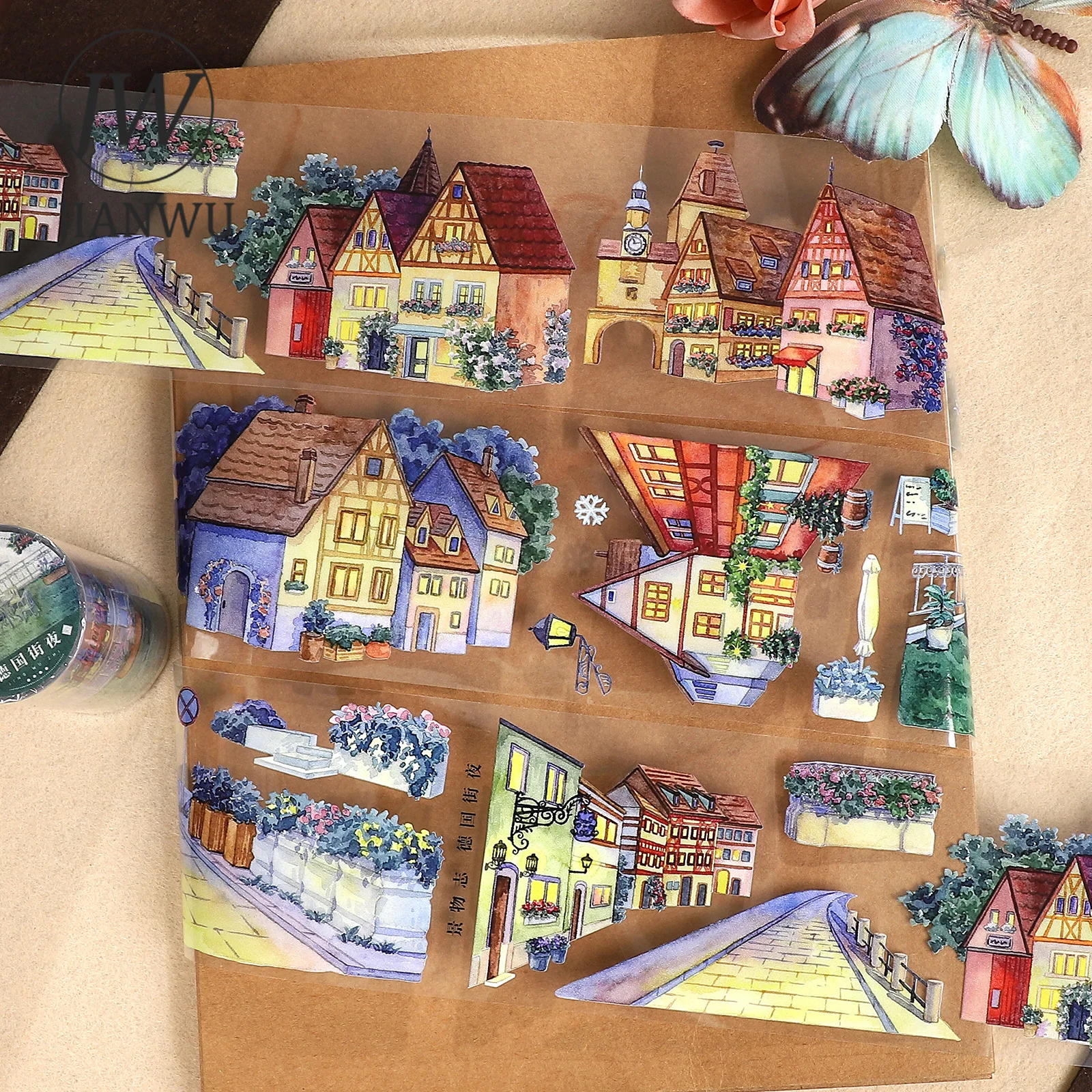 JIANWU 70 мм * 5 м винтажный цветочный дом уличный сад пейзажный материал коллаж ПЭТ лента креативный DIY журнал канцелярские принадлежности
JIANWU 70 мм * 5 м винтажный цветочный дом уличный сад пейзажный материал коллаж ПЭТ лента креативный DIY журнал канцелярские принадлежности