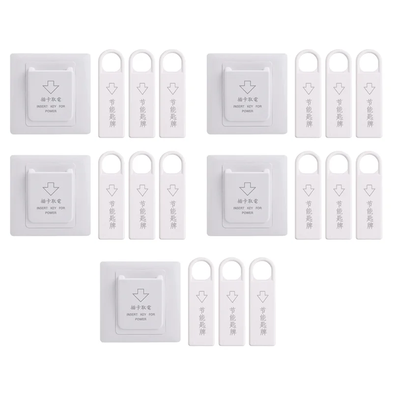 ABFI 5Set High Grade Hotel Magnetic Card Switch Energy Saving Switch Insert Key For Power With 3 Card
ABFI 5Set High Grade Hotel Magnetic Card Switch Energy Saving Switch Insert Key For Power With 3 Card