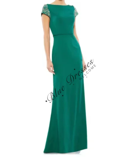 Customized Elegant Mother Of The Bride Wedding Party Dress Satin O Neck Short Sleeves Back Zipper Floor Length With Embroidery
Customized Elegant Mother Of The Bride Wedding Party Dress Satin O Neck Short Sleeves Back Zipper Floor Length With Embroidery