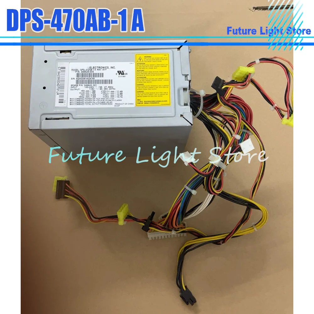 Workstation Power Supply DPS-470AB-1 A 345525-004 345642-001 XW6200
Workstation Power Supply DPS-470AB-1 A 345525-004 345642-001 XW6200