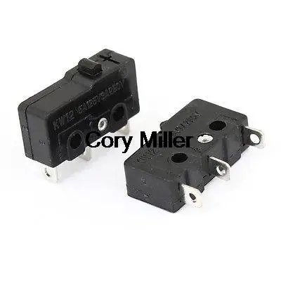 Миниатюрный микропереключатель KW12 с кнопкой, черный
Миниатюрный микропереключатель KW12 с кнопкой, черный