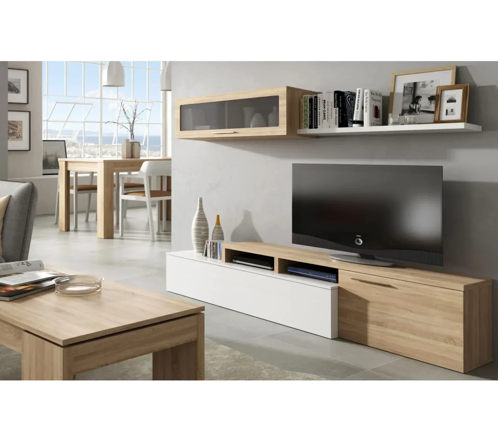 'Modern TV Stand Storage Table for Living Room Console Table with Storage Shelves
'Modern TV Stand Storage Table for Living Room Console Table with Storage Shelves