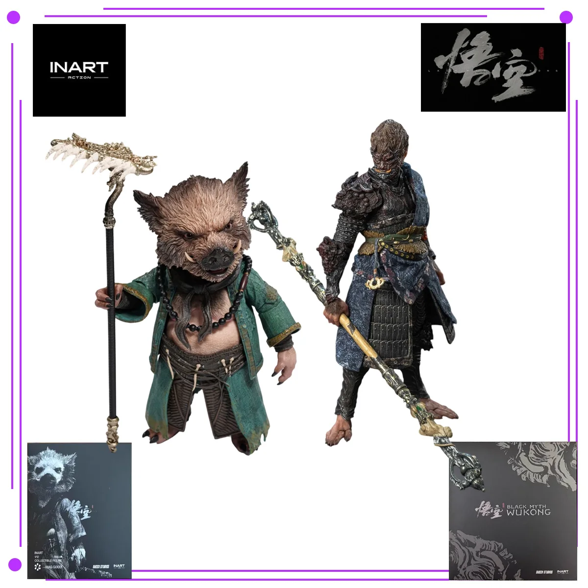 INART Action Figure Black Myth: Wukong Destined 1/12 The Destined One Bronze Armor Set Fully Articulated Collection Gift
INART Action Figure Black Myth: Wukong Destined 1/12 The Destined One Bronze Armor Set Fully Articulated Collection Gift