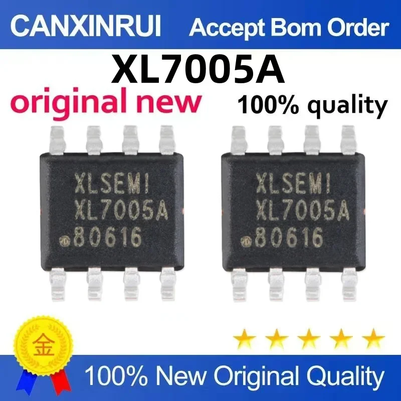 (5-100 pieces)Brand new original XL7005A SOP-8 0.4A1.25-20V 150KHz step-down DC converter chip
(5-100 pieces)Brand new original XL7005A SOP-8 0.4A1.25-20V 150KHz step-down DC converter chip