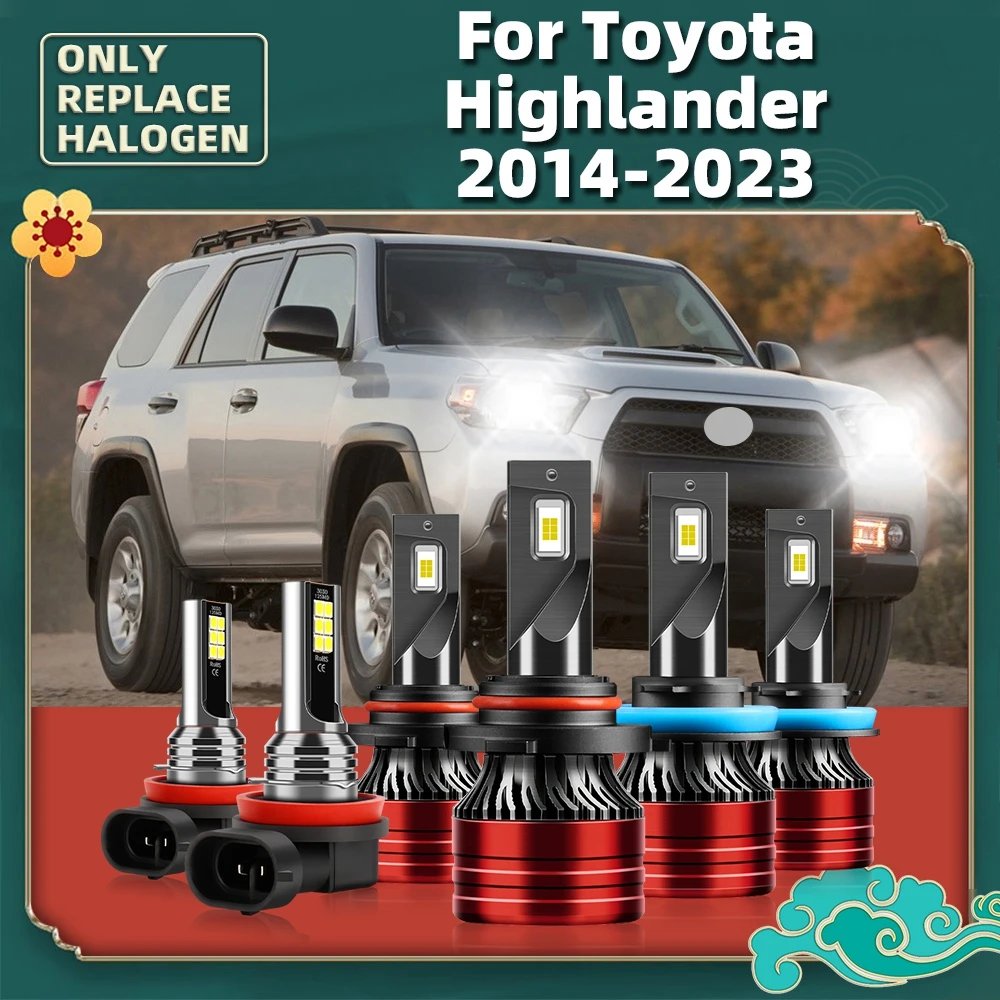 120W 16000LM Auto Lamp LED Bulbs Headlight Car 12V Luces For Toyota Highlander 2023 2022 2021 2020 2019 2018 2017 2016 2015 2014
120W 16000LM Auto Lamp LED Bulbs Headlight Car 12V Luces For Toyota Highlander 2023 2022 2021 2020 2019 2018 2017 2016 2015 2014