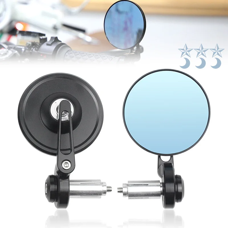 2PCS Scooter rearview mirror Retrofitted CNC aluminum alloy round mini handlebar mirror handlebar mirror
2PCS Scooter rearview mirror Retrofitted CNC aluminum alloy round mini handlebar mirror handlebar mirror