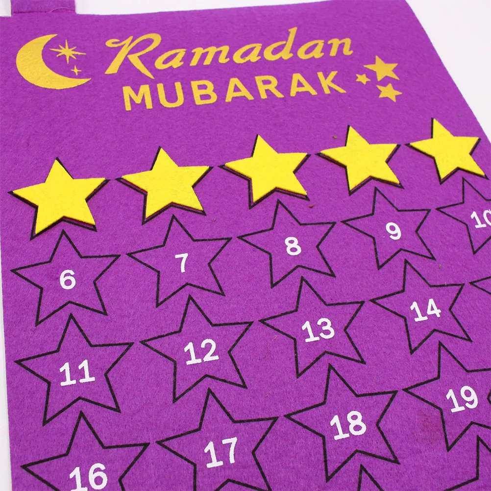 2 PCS Countdown Calendar Wall Hanging Decor Eid Mubarak Decorations Decorate Home
2 PCS Countdown Calendar Wall Hanging Decor Eid Mubarak Decorations Decorate Home