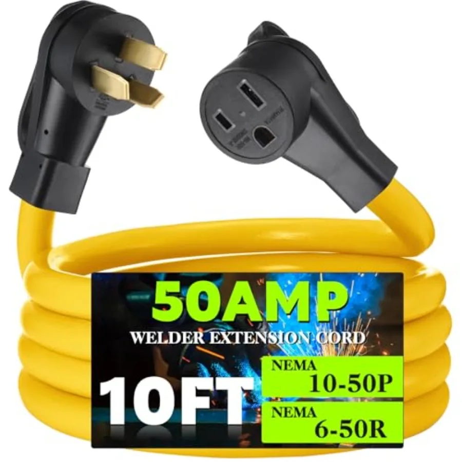3 Prong Welder Adapter Cord Compatible with NEMA -50P 6-50R 50 Amp 0V Plug Sve Welder Adapter for Welding Machine EV Charger Pl
3 Prong Welder Adapter Cord Compatible with NEMA -50P 6-50R 50 Amp 0V Plug Sve Welder Adapter for Welding Machine EV Charger Pl