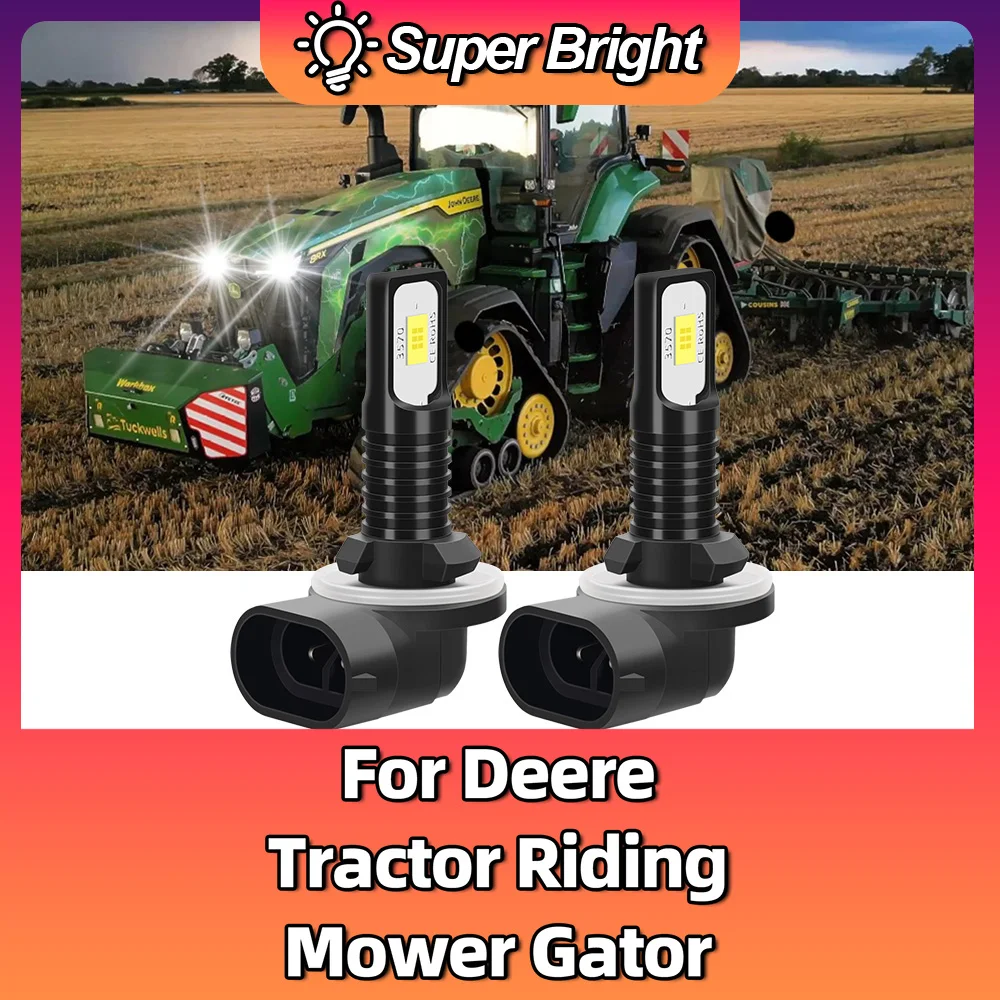 2 Pcs Led Lights 894/881/896/862/886 fog lamp bulbs 6000K White For Deere Tractor Riding Mower Gator Light Bulbs
2 Pcs Led Lights 894/881/896/862/886 fog lamp bulbs 6000K White For Deere Tractor Riding Mower Gator Light Bulbs