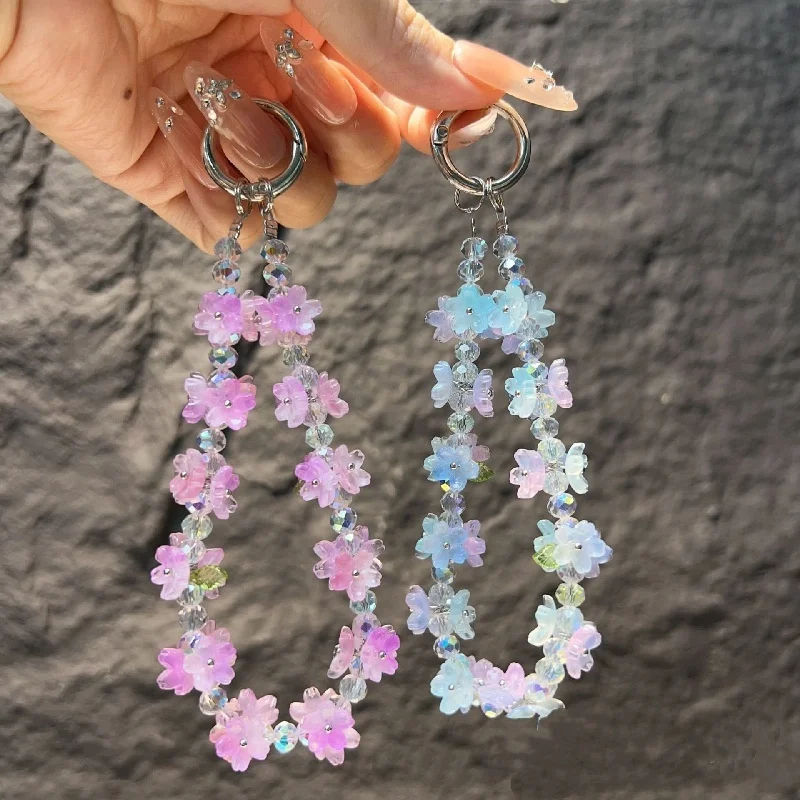 3D Resin Flower Beaded Phone Chain Summer Fashion Wrist Lanyard Universal Anti-lost Mobile Phone Strap Cute DIY Hanging Pendant
3D Resin Flower Beaded Phone Chain Summer Fashion Wrist Lanyard Universal Anti-lost Mobile Phone Strap Cute DIY Hanging Pendant