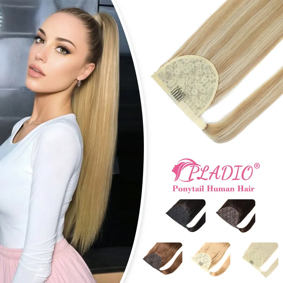 Straight Ponytail Human Hair Extensions 12-28 inch Thick End Clip Magic Wrap Around Ponytail Brazilian 100% Remy Human Hair
Straight Ponytail Human Hair Extensions 12-28 inch Thick End Clip Magic Wrap Around Ponytail Brazilian 100% Remy Human Hair