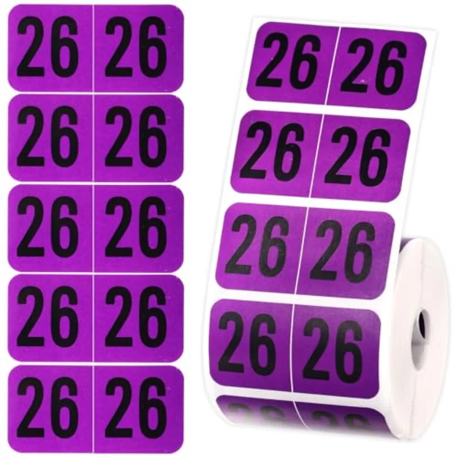 500pcs 2026 Year Label Chart Stickers, 3/4x1-1/2 Inch Eye-Catching Color 26 Data Year File Folder Decals Label with Foldable Di
500pcs 2026 Year Label Chart Stickers, 3/4x1-1/2 Inch Eye-Catching Color 26 Data Year File Folder Decals Label with Foldable Di