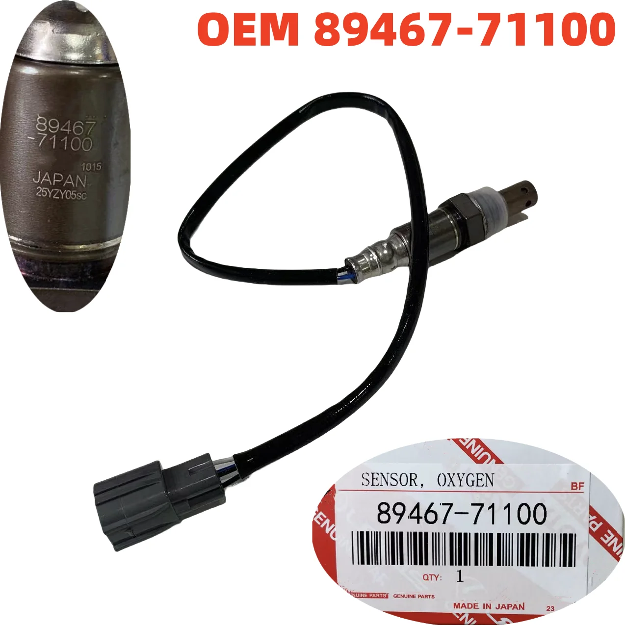 89467-71100 Oxygen Sensor For Toyota HILUX 2.5 3.0 Diesel Turbo 2011-2015 1KDFTV 2KDFTV O2
89467-71100 Oxygen Sensor For Toyota HILUX 2.5 3.0 Diesel Turbo 2011-2015 1KDFTV 2KDFTV O2