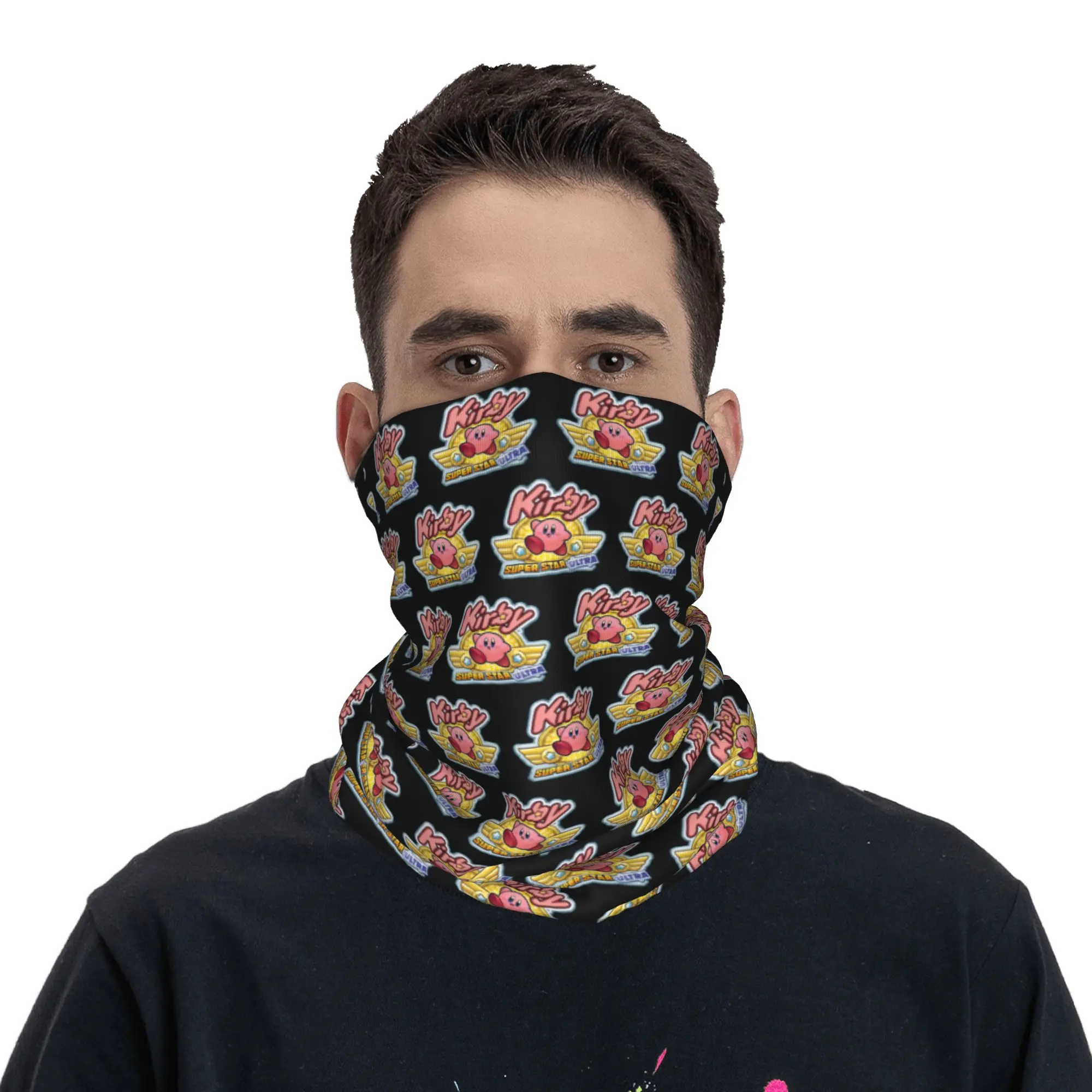 Japanese Game Cute Pink Star Kirbys Cartoon Bandana Neck Gaiter Windproof Face Scarf Cover Men Women Headwear Tube Balaclava
Japanese Game Cute Pink Star Kirbys Cartoon Bandana Neck Gaiter Windproof Face Scarf Cover Men Women Headwear Tube Balaclava