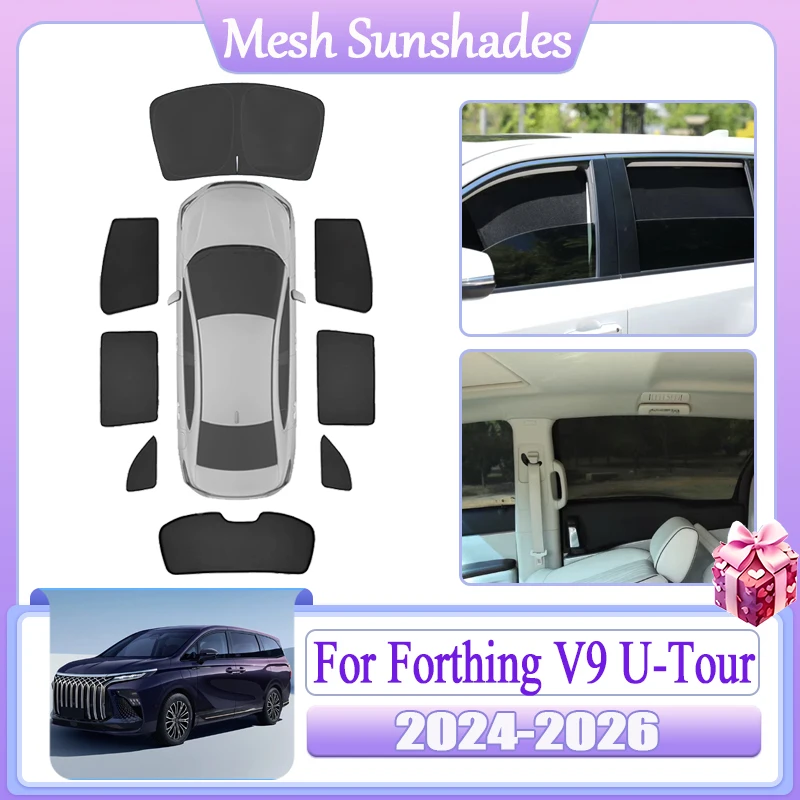 Mesh Sunshade For Forthing V9 U-Tour Accessories 2024 2025 2026 Xinghai V9 Car Window Magnetic Sun Visor Privacy Curtains Shades
Mesh Sunshade For Forthing V9 U-Tour Accessories 2024 2025 2026 Xinghai V9 Car Window Magnetic Sun Visor Privacy Curtains Shades