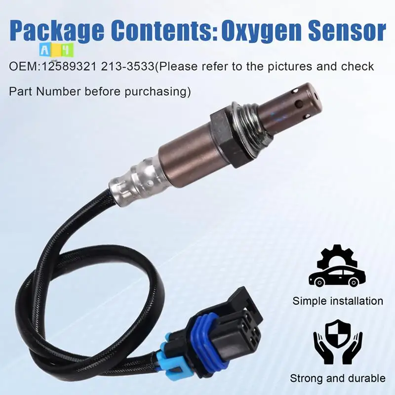 A04E-12589321 Car Accessories Oxygen Sensor O2 Sensor For Buick Cadillac Hummer GMC 213-3533
A04E-12589321 Car Accessories Oxygen Sensor O2 Sensor For Buick Cadillac Hummer GMC 213-3533