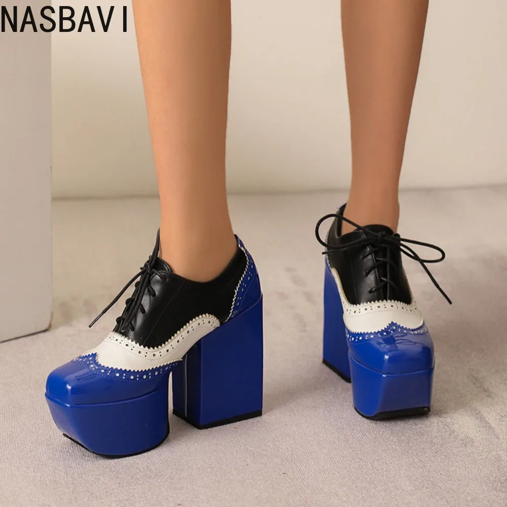 2026 Spring Women New Platform High Heels Thick Bottom Mary Janes Shoes Candy Color Splicing Cross Single Shoes Big Size 35-48
2026 Spring Women New Platform High Heels Thick Bottom Mary Janes Shoes Candy Color Splicing Cross Single Shoes Big Size 35-48