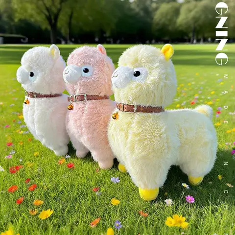 New 26cm Cute Dreamy Rainbow Alpaca Plush Toys Cartoon Animals Soft Stuffed Dolls HomeDecor Gift For Holiday Birthday Room Decor