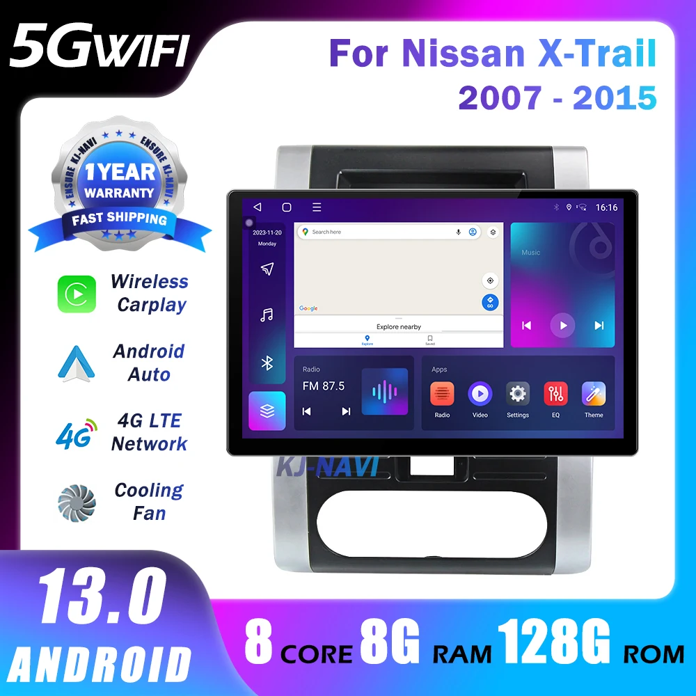 Автомобильный радиоприемник 13,1 дюймов Android 13 для Nissan X-Trail 2007-2015 мультимедийный плеер GPS-навигация BT беспроводной Carplay 4G
Автомобильный радиоприемник 13,1 дюймов Android 13 для Nissan X-Trail 2007-2015 мультимедийный плеер GPS-навигация BT беспроводной Carplay 4G