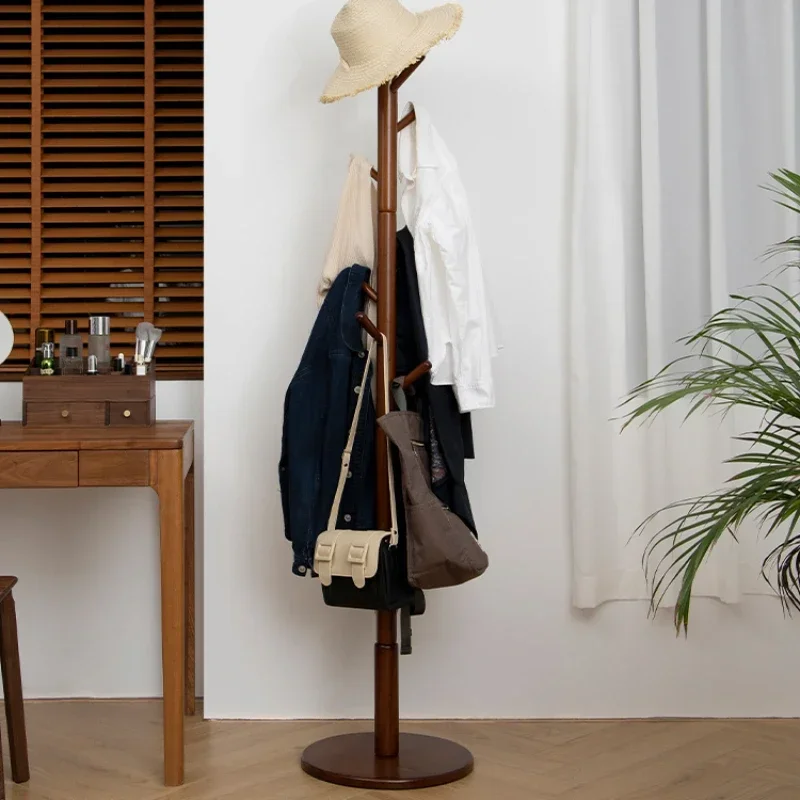 Japanese Solid Wood Coat Rack Multi-Function Clothes Hanger Hook Design for Bags Stable Load-Bearing Coat Stand
Japanese Solid Wood Coat Rack Multi-Function Clothes Hanger Hook Design for Bags Stable Load-Bearing Coat Stand