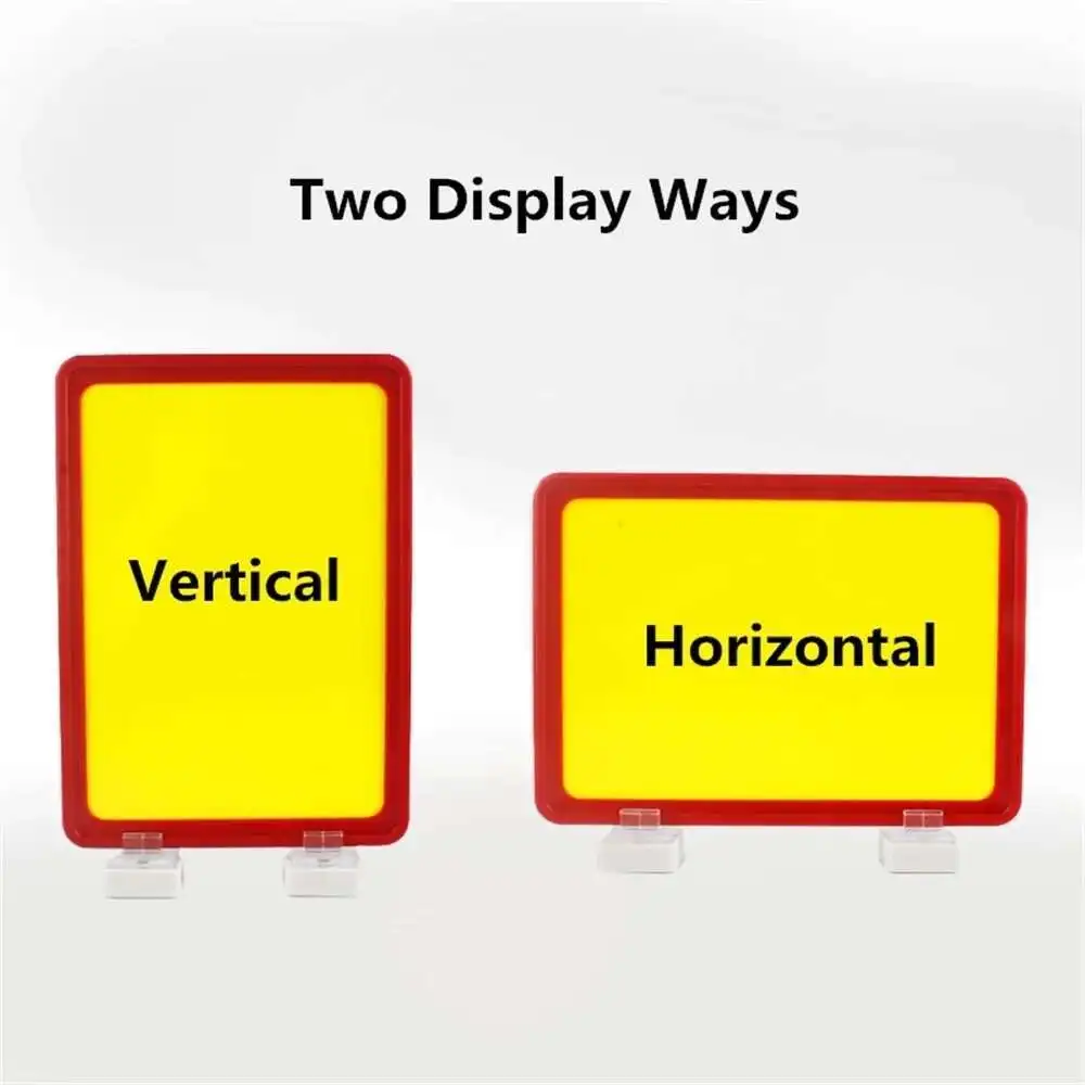 A6 Magnetic Shelf Sign Holder Display Frame Supermarket Product Price Label Paper Holder Board
A6 Magnetic Shelf Sign Holder Display Frame Supermarket Product Price Label Paper Holder Board