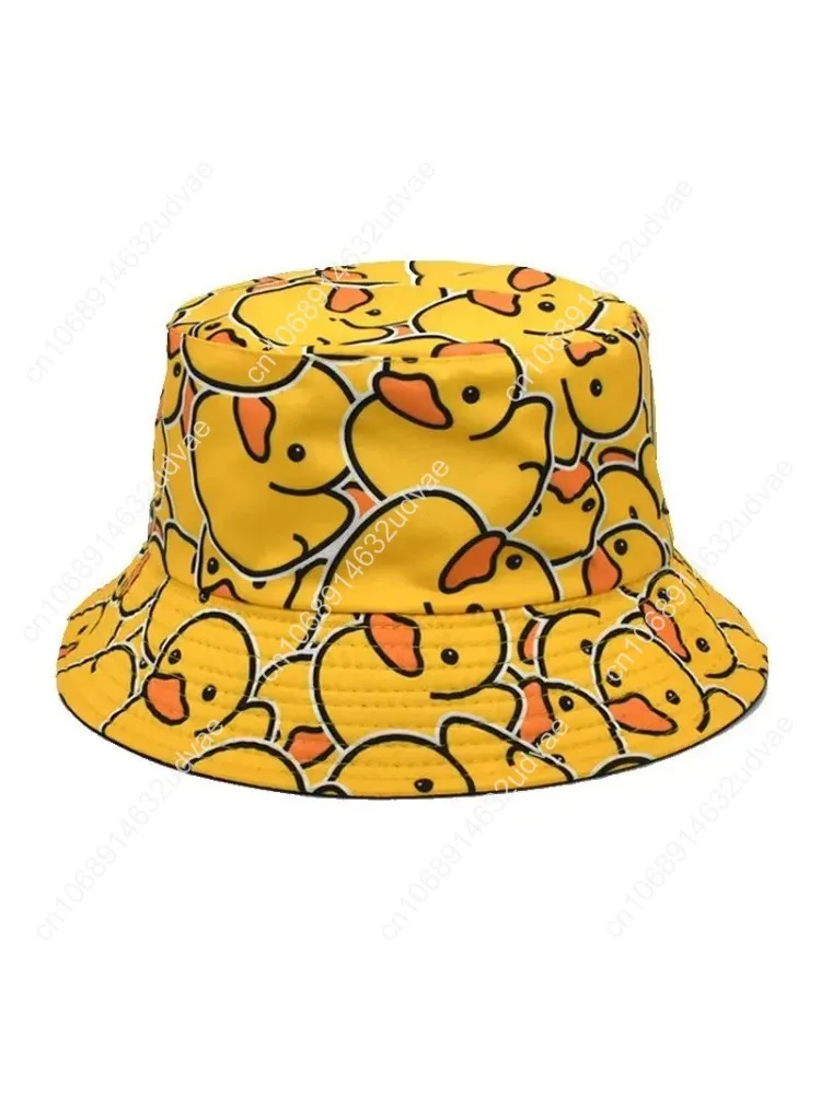 Yellow Duck Double Sided Printed Four Seasons New Fisherman's Hat For Couples Japanese Style Trendy Versatile Sunscreen Hat
Yellow Duck Double Sided Printed Four Seasons New Fisherman's Hat For Couples Japanese Style Trendy Versatile Sunscreen Hat