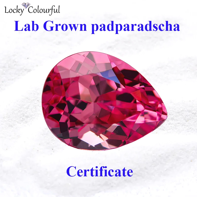 Lab Grown Sapphire Pear Shape Fire Lotus Color Top Quality Charms Beads Selectable AGL Certificate for Diy Jewelry Making Rings
Lab Grown Sapphire Pear Shape Fire Lotus Color Top Quality Charms Beads Selectable AGL Certificate for Diy Jewelry Making Rings