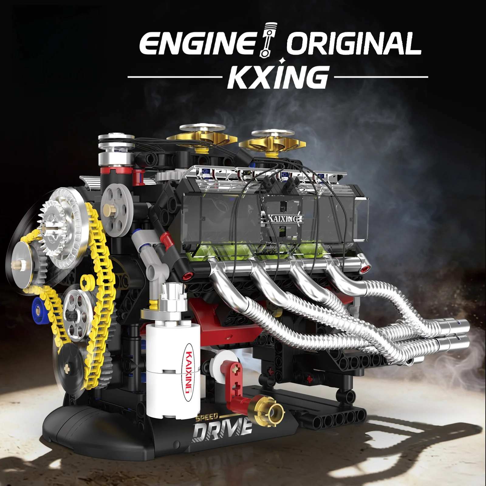Engine Model Kit, Build Your Own Car Model Engine, Collectible Building Blocks for Adult, DIY STEM Construction Toys for Display
Engine Model Kit, Build Your Own Car Model Engine, Collectible Building Blocks for Adult, DIY STEM Construction Toys for Display