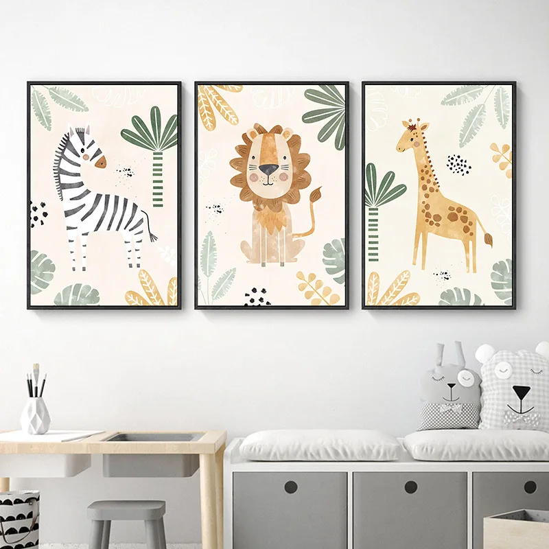 Cartoon plant green plant animal hanging painting decoration children's room bedroom living room canvas painting
Cartoon plant green plant animal hanging painting decoration children's room bedroom living room canvas painting