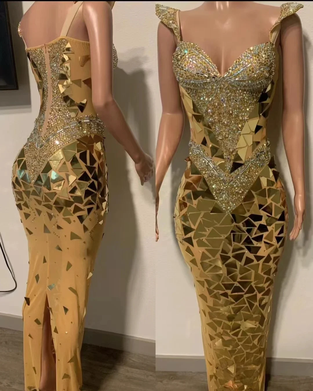 Free shipping Full Diamond Lens Mesh Slim Fit Sexy ElasticWrap Hip Deep V Singer Model Nightclub
Free shipping Full Diamond Lens Mesh Slim Fit Sexy ElasticWrap Hip Deep V Singer Model Nightclub