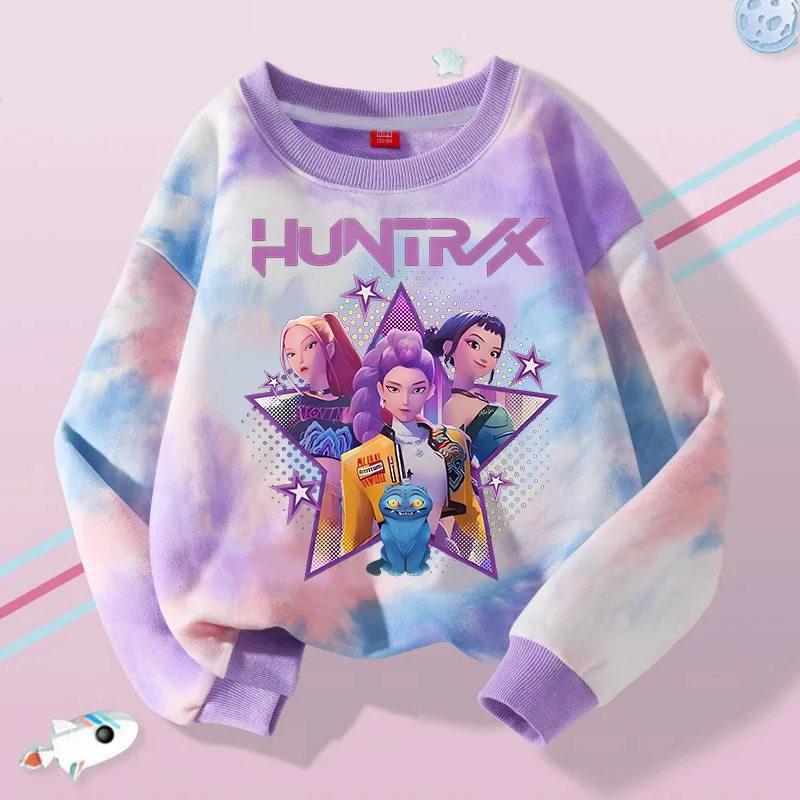 K-pop Demon Hunter Round-neck hoodie Children print pullover pure cotton tops cool hoodie Pullovers girls Casual Sweatshirt gift
K-pop Demon Hunter Round-neck hoodie Children print pullover pure cotton tops cool hoodie Pullovers girls Casual Sweatshirt gift