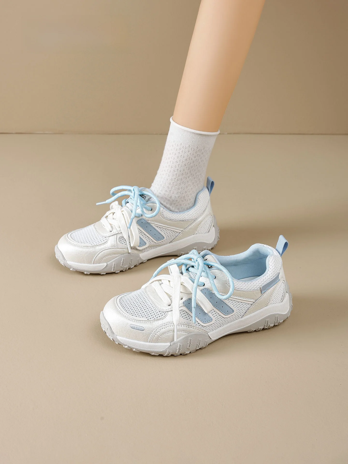 Agsdon Women's Ballet Flat Shoes Thick Bottom Casual Sports Summer White Sneakers Mesh Inner Breathable round Toe Rubber Sole
Agsdon Women's Ballet Flat Shoes Thick Bottom Casual Sports Summer White Sneakers Mesh Inner Breathable round Toe Rubber Sole