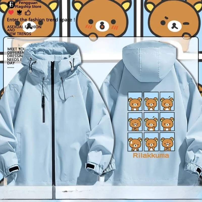 Cartoon Bear Hooded Jaet ex Autumn Winter Outerwear Casual Loose Fit Polyester Youth Faion Dstring Hem Zipper Closure
Cartoon Bear Hooded Jaet ex Autumn Winter Outerwear Casual Loose Fit Polyester Youth Faion Dstring Hem Zipper Closure