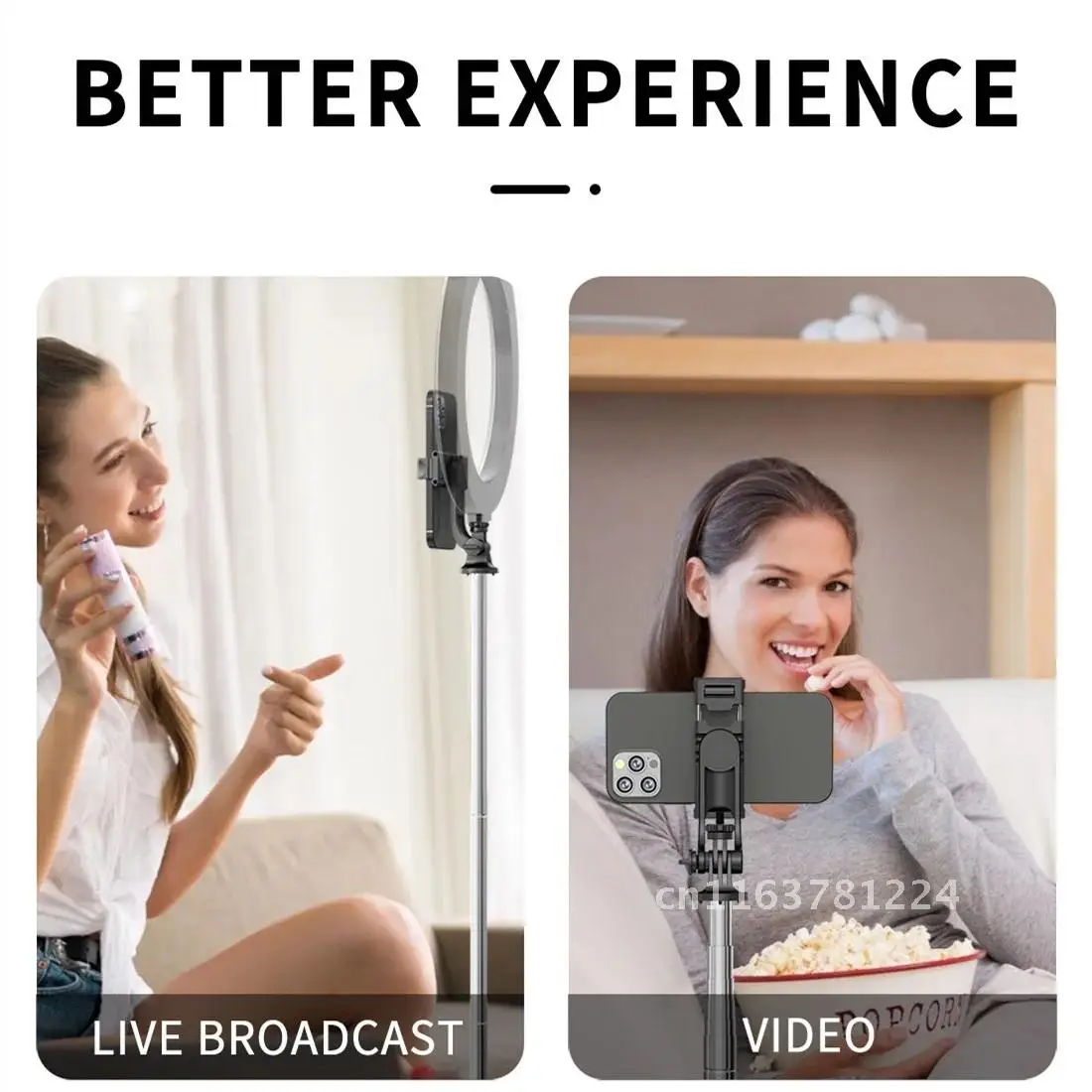4 in 1 Wireless Bluetooth Selfie Stick 1580mm With Double Fill Light Foldable Tripod Monopod For Gopro Action Cameras Smartphone
4 in 1 Wireless Bluetooth Selfie Stick 1580mm With Double Fill Light Foldable Tripod Monopod For Gopro Action Cameras Smartphone
