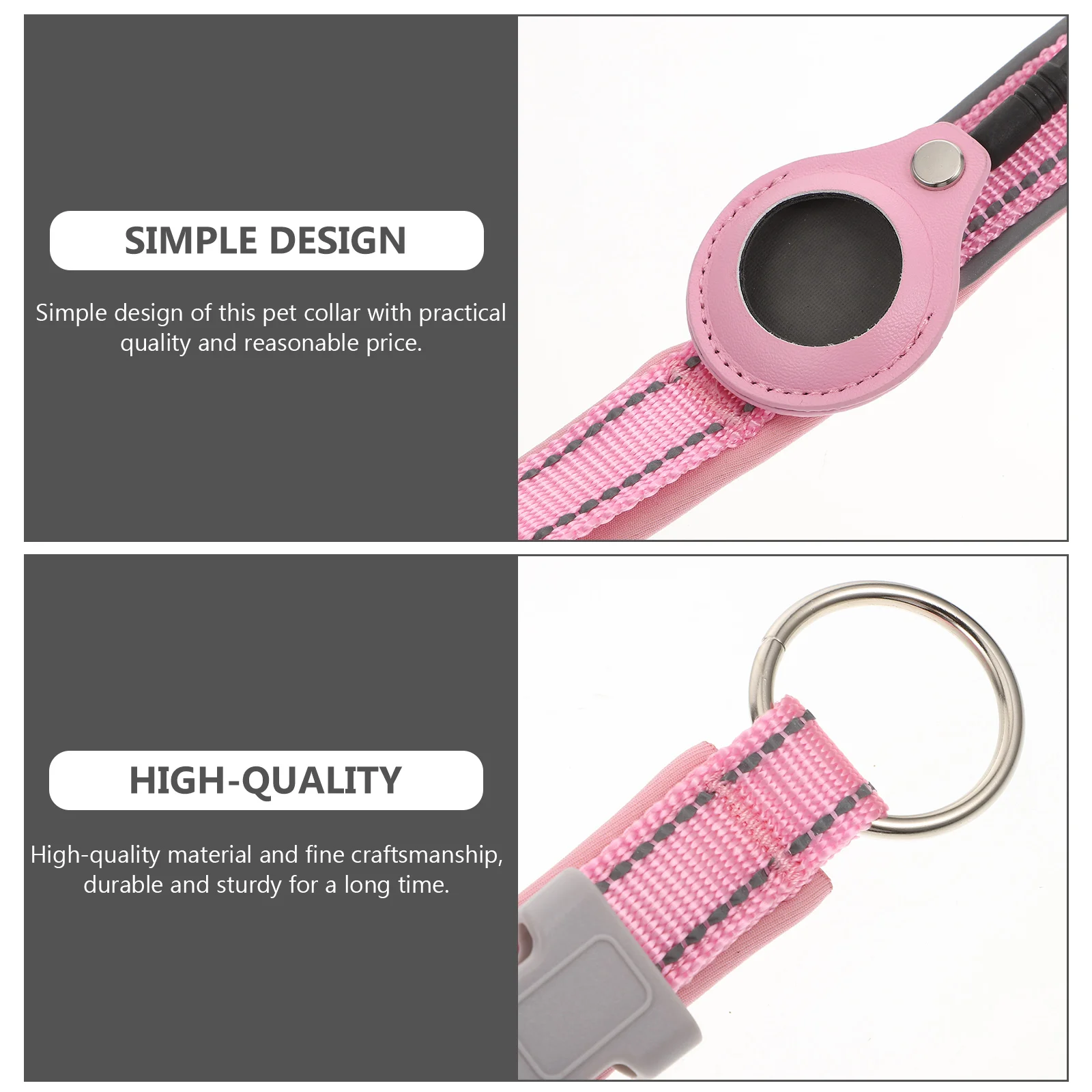 Pet Collar Protective Case Anti Lost Shell For Dog Fixator Compatible With Airtags Reflective Nylon Belt Tracer
Pet Collar Protective Case Anti Lost Shell For Dog Fixator Compatible With Airtags Reflective Nylon Belt Tracer
