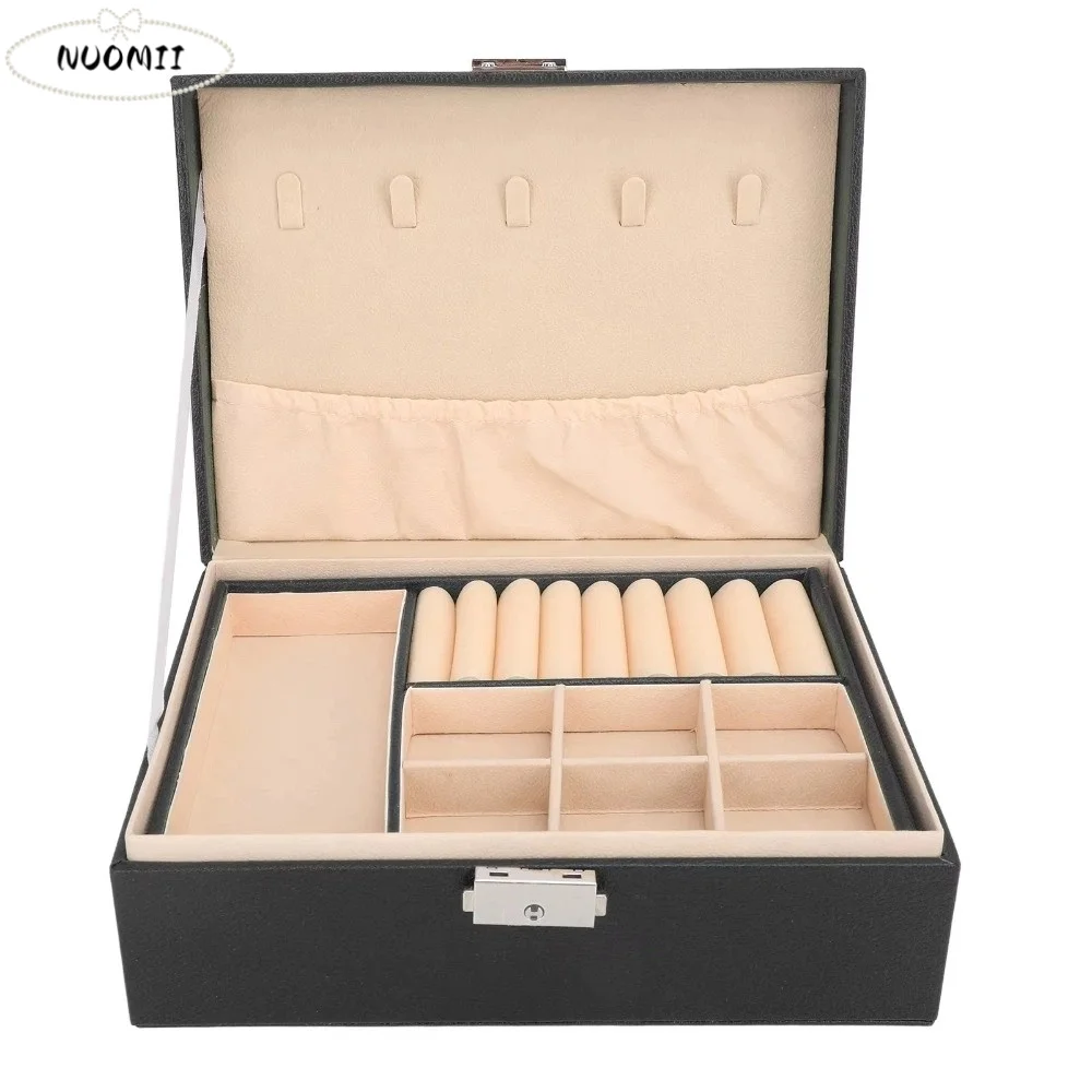 Jewelry Display Double Layer Jewelry Box PU Leather Earring Holder Displays Box Packaging Double Storage Fashion Accessories
Jewelry Display Double Layer Jewelry Box PU Leather Earring Holder Displays Box Packaging Double Storage Fashion Accessories