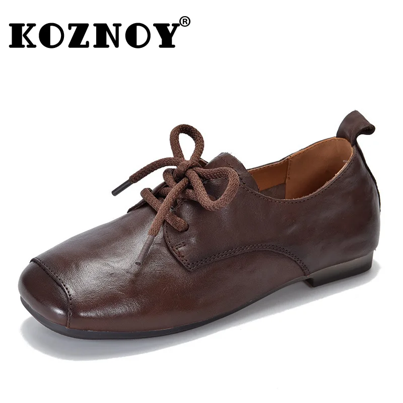 Koznoy 1.5cm Cow Genuine Leather Slip on Chunky Sneaker Lace Up Summer Women Platform Wedge Loafer Comfy Fashion Rubber Flats
Koznoy 1.5cm Cow Genuine Leather Slip on Chunky Sneaker Lace Up Summer Women Platform Wedge Loafer Comfy Fashion Rubber Flats
