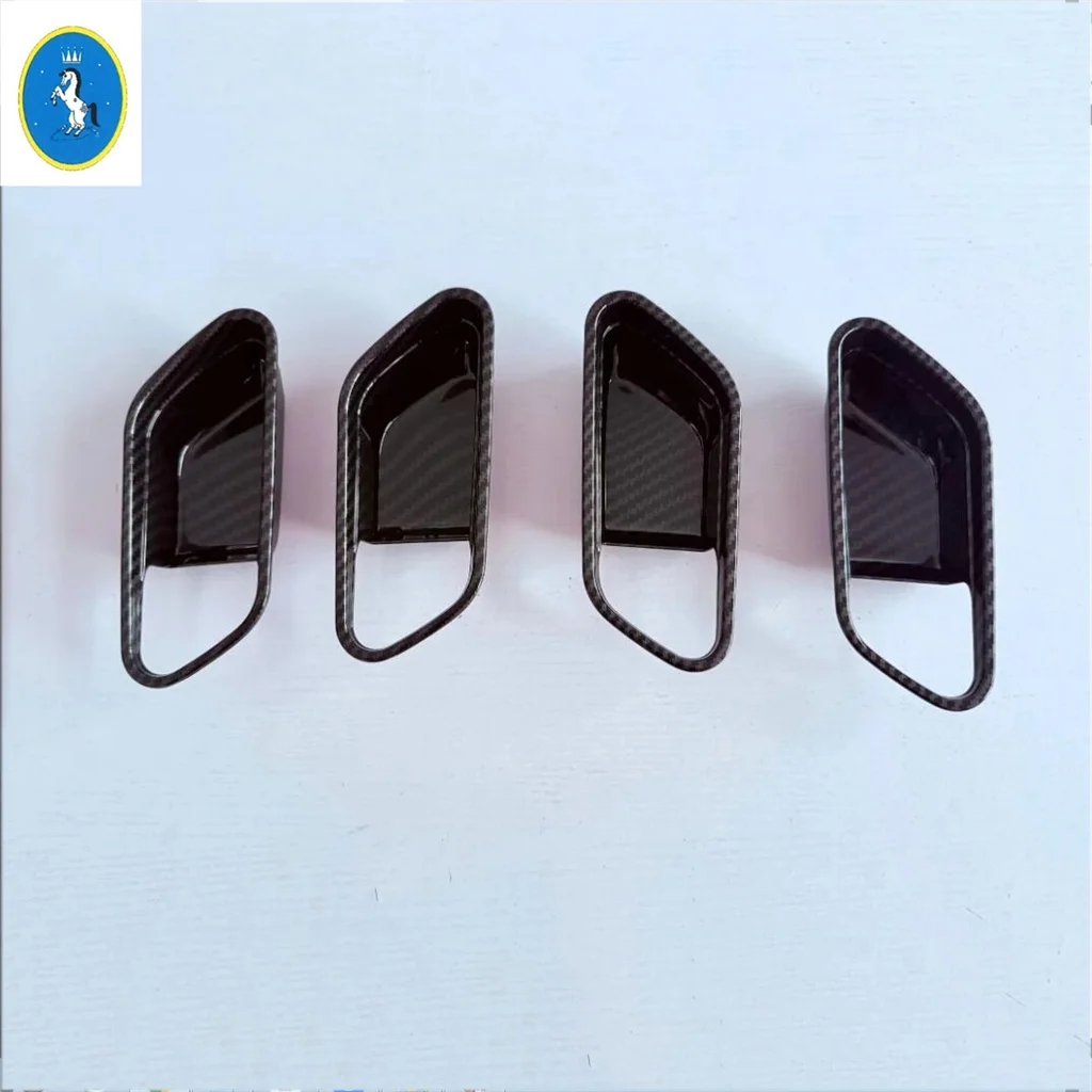 Car Inner Door Pull Doorknob Handle Bowl Cover Trim ABS Black / Carbon Fiber Accessories Interior Kit For Nissan Kicks 2025 2026 
Car Inner Door Pull Doorknob Handle Bowl Cover Trim ABS Black / Carbon Fiber Accessories Interior Kit For Nissan Kicks 2025 2026
