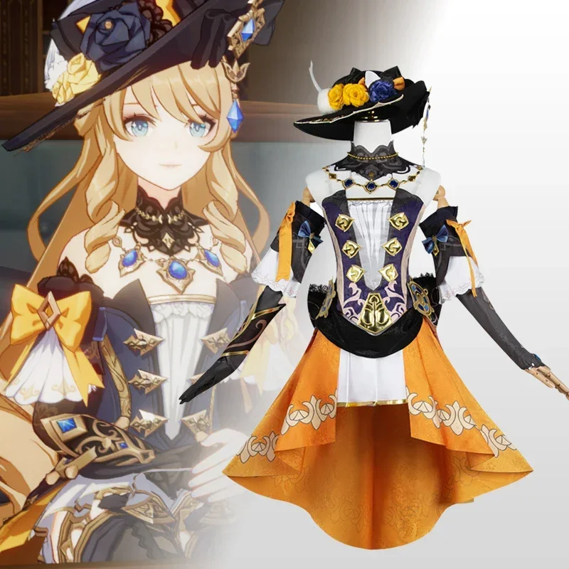 Navia Cosplay Costume Genshin Impact Carnival Uniform Anime Halloween Party Costumes Masquerade Women Game
Navia Cosplay Costume Genshin Impact Carnival Uniform Anime Halloween Party Costumes Masquerade Women Game