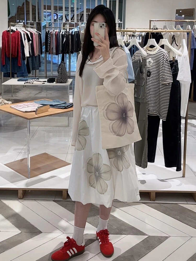 Ele High Waist Midi Skirt Floral Embellied Bloom Design Faionable Summer 2025 Women's Premium Clothing by Nu
Ele High Waist Midi Skirt Floral Embellied Bloom Design Faionable Summer 2025 Women's Premium Clothing by Nu