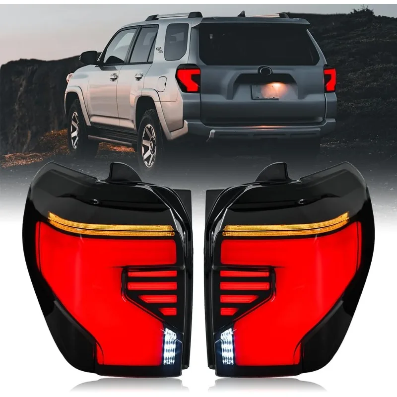 For Toyota 4Runner 5th Gen 2010-2023 Tail Lights with Sequential Turn Signal & Startup Animation
For Toyota 4Runner 5th Gen 2010-2023 Tail Lights with Sequential Turn Signal & Startup Animation