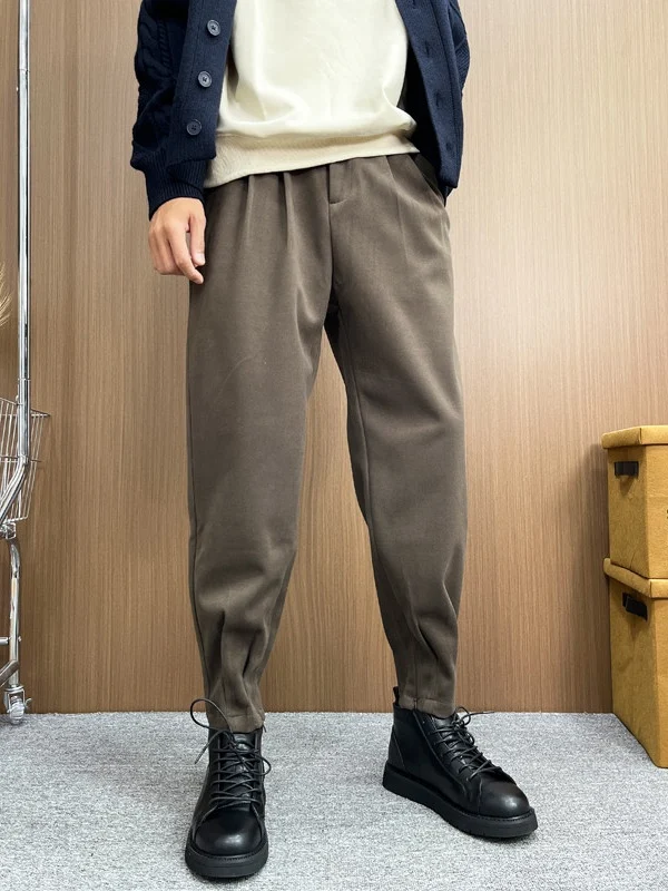 Men's Winter Thi Woolen Trousers Casual Workwear Loose Fit Sli Bootcut Pants Suitable for Boots
Men's Winter Thi Woolen Trousers Casual Workwear Loose Fit Sli Bootcut Pants Suitable for Boots