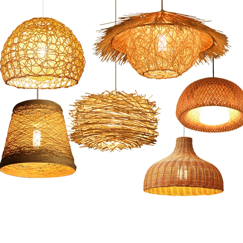 Southeast Asia Bamboo Pendant Lamp LED Rattan Chandelier Round Bird's Nest House Straw Hat Lamp Pastoral Vintage Restaurant
Southeast Asia Bamboo Pendant Lamp LED Rattan Chandelier Round Bird's Nest House Straw Hat Lamp Pastoral Vintage Restaurant