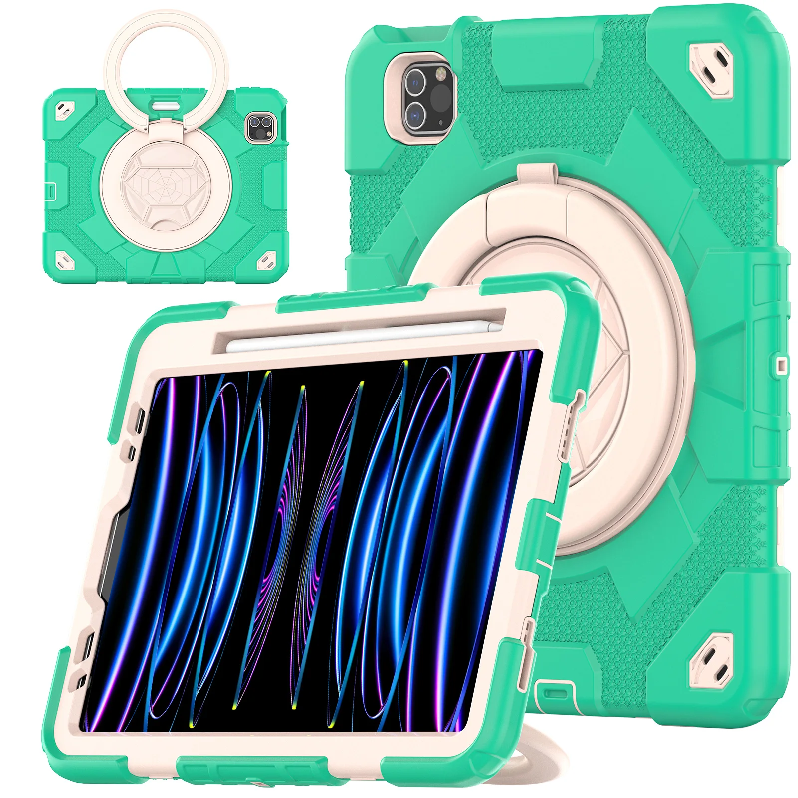Kids Armor Case For iPad Air 4 5 10.9 inch Rotating Cover For Pro 11 2022 2021 2020 2018 Protective Shell Shockproof Pen Slot
Kids Armor Case For iPad Air 4 5 10.9 inch Rotating Cover For Pro 11 2022 2021 2020 2018 Protective Shell Shockproof Pen Slot