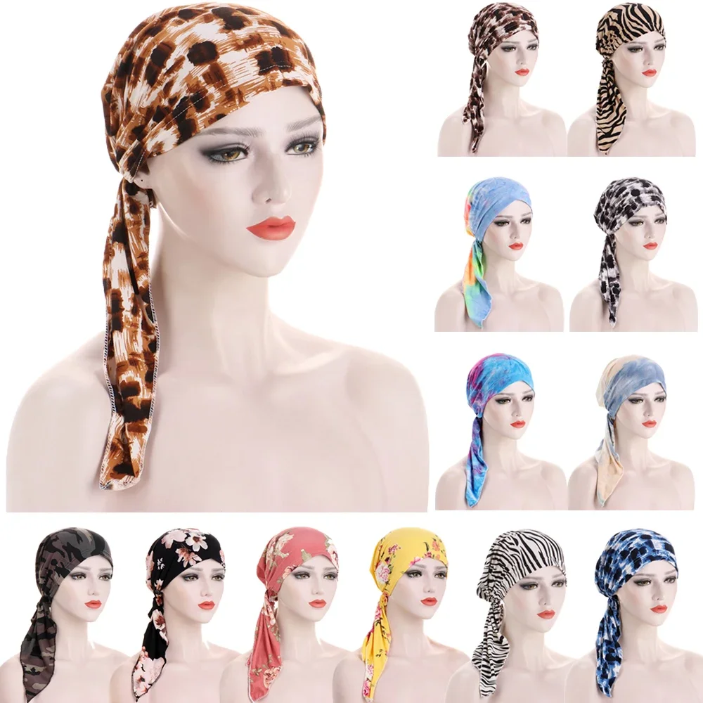 Muslim Women Printed Hijabs Hats Turban Head Head Scarf Chemo Cancer Cap Hair Loss Hat Long Tail Bow Bonnet Wide Band Wrap Cap
Muslim Women Printed Hijabs Hats Turban Head Head Scarf Chemo Cancer Cap Hair Loss Hat Long Tail Bow Bonnet Wide Band Wrap Cap