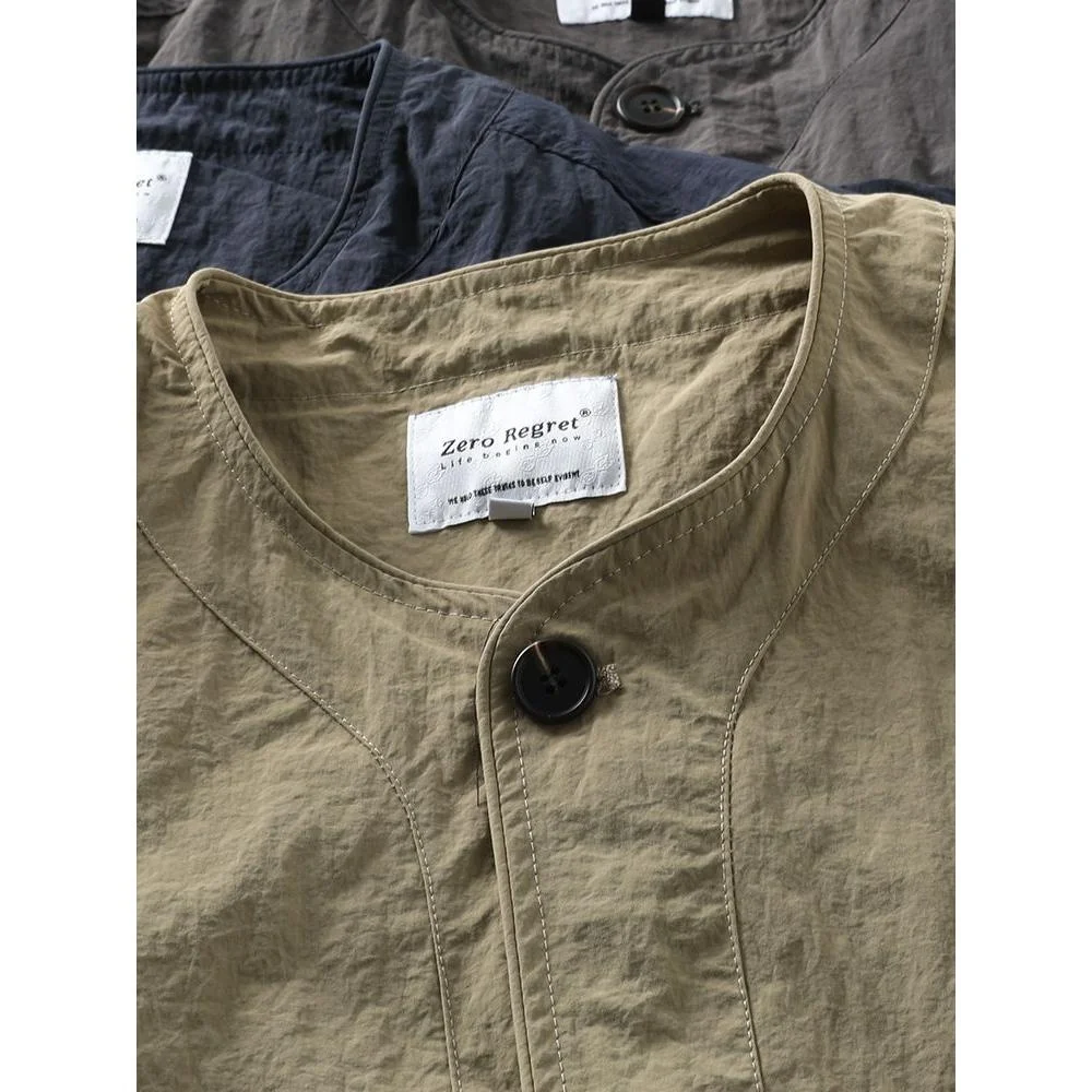 Свободный крой, уличная куртка, мужская весенне-осенняя рабочая одежда без подкладки, пальто, повседневное водонепроницаемое полиэфирное пальто на молнии, Cl...
Свободный крой, уличная куртка, мужская весенне-осенняя рабочая одежда без подкладки, пальто, повседневное водонепроницаемое полиэфирное пальто на молнии, Cl...